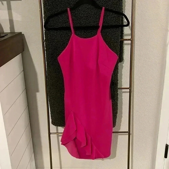 NWT Bebe Pink Mini Dress - Picture 1 of 5